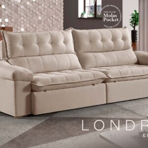 Estofado Retrátil Reclinável Londres - Bianchi Móveis