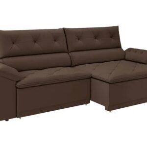 Sofá Retrátil Reclinável 3 Lugares